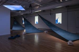 Installation view of the exhibition Nick Vaughan and Jake Margolin - 50 States: Louisiana at DiverseWorks